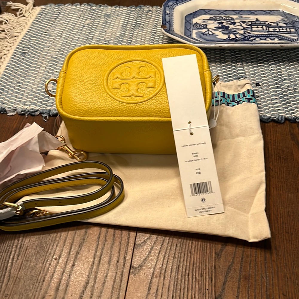 Tory Burch Perry Mini Bag - NWT.  Golden Sunset